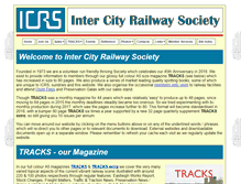 Tablet Screenshot of intercityrailwaysociety.org